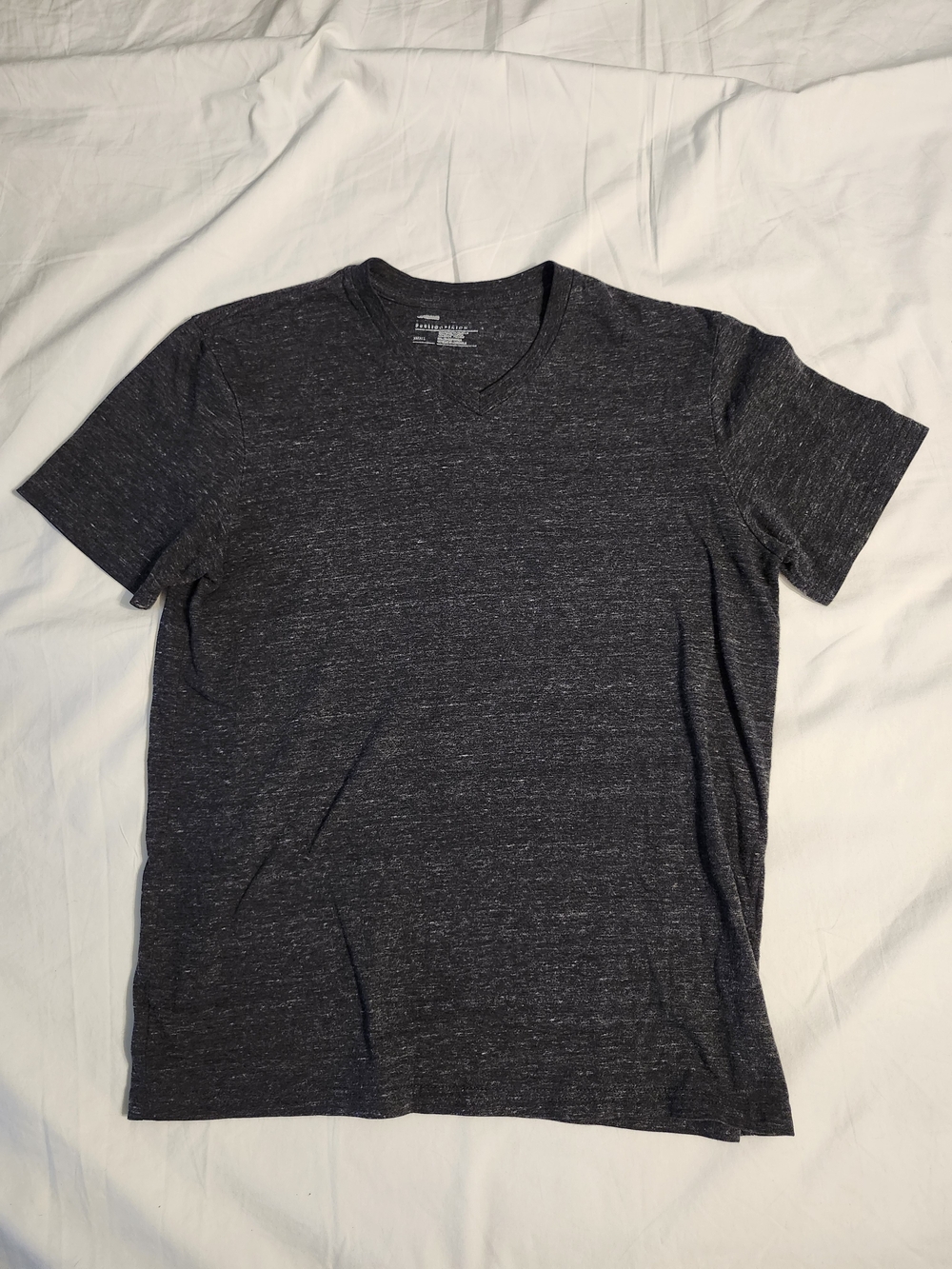 Men's V-Neck T-Shirt - Charcoal